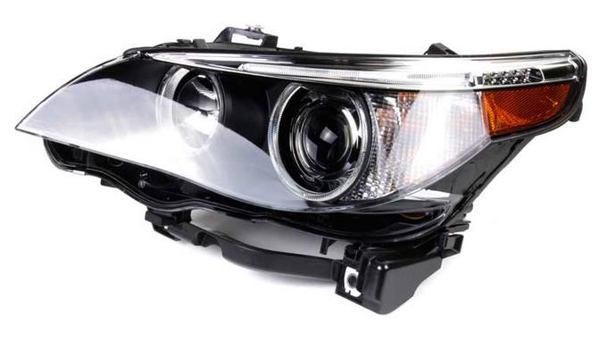 BMW Headlight Assembly - Driver Side (Xenon) (Adaptive) 63127166119 - Hella 160291011